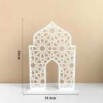 Decoración de mesa de Ramadán de acrílico
