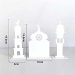 Decoración de mesa de Ramadán de acrílico