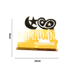 Decoração de mesa Eid Mubarak
