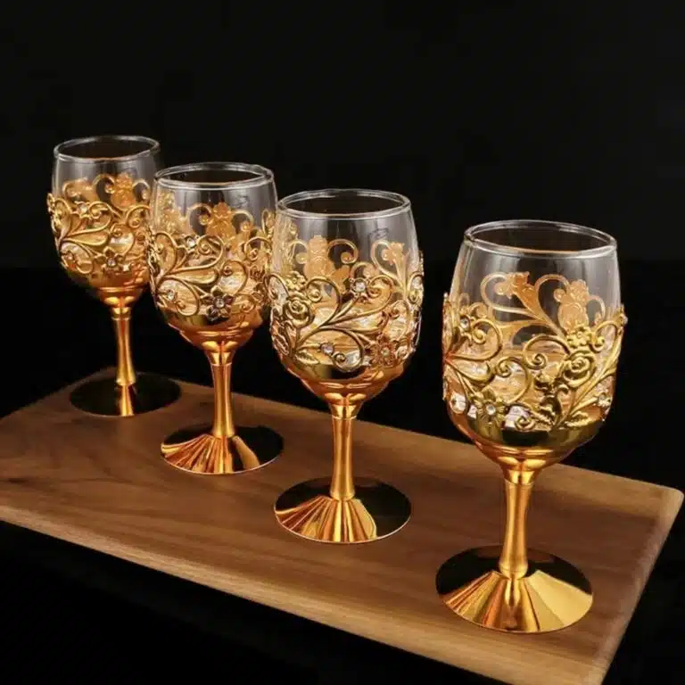 Verre de vin pour mariage oriental