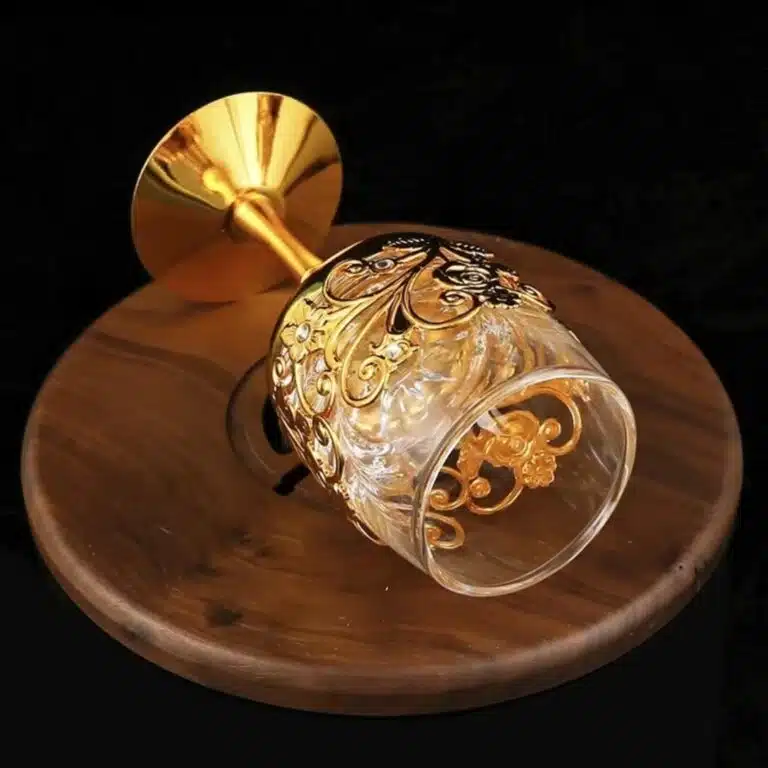 Verre de vin pour mariage oriental