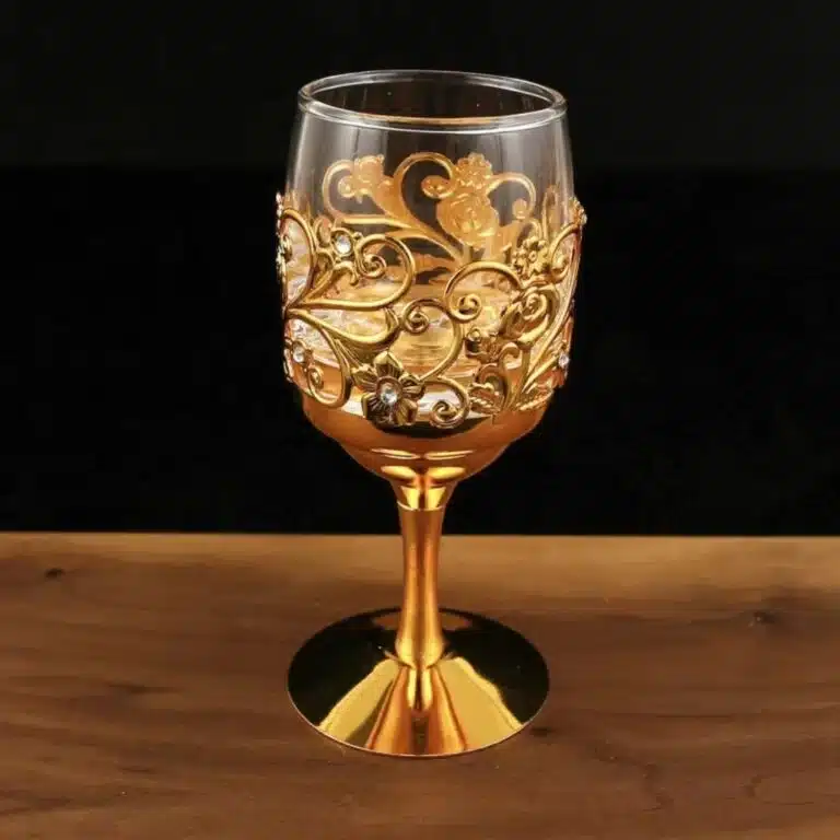 Verre de vin pour mariage oriental
