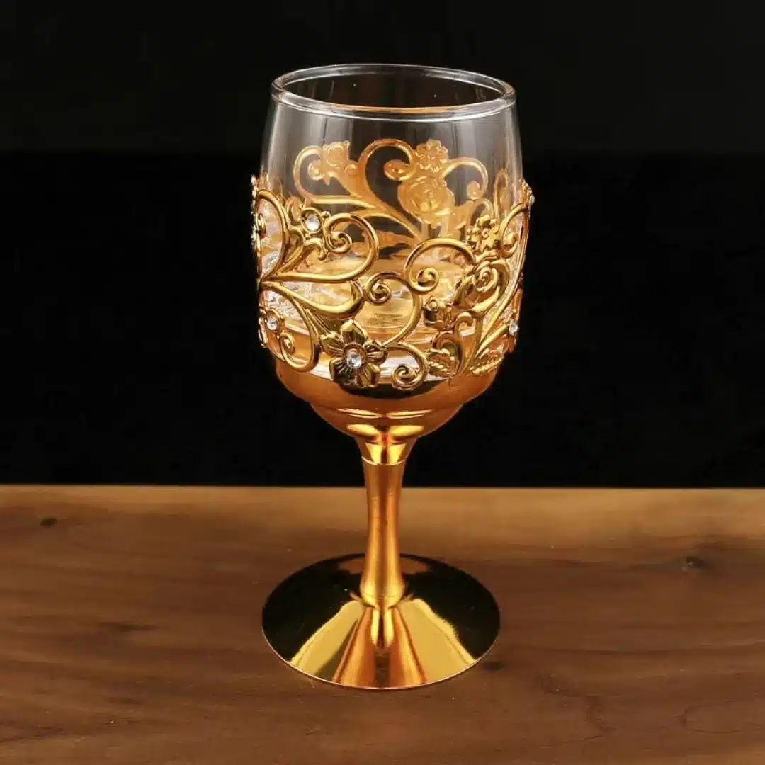 Verre de vin pour mariage oriental