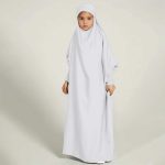 Abaya com khimar para criança