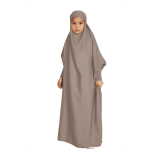 Abaya com khimar para criança