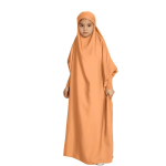 Abaya com khimar para criança