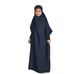 Abaya com khimar para criança