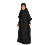 Abaya com khimar para criança