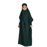 Abaya com khimar para criança