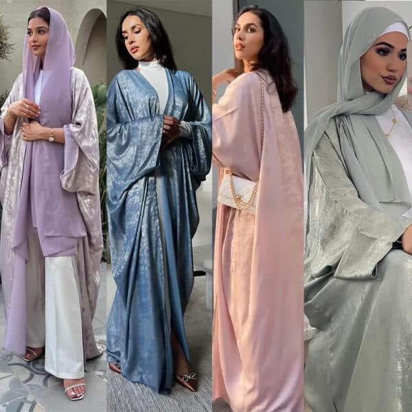 Abaya en satin