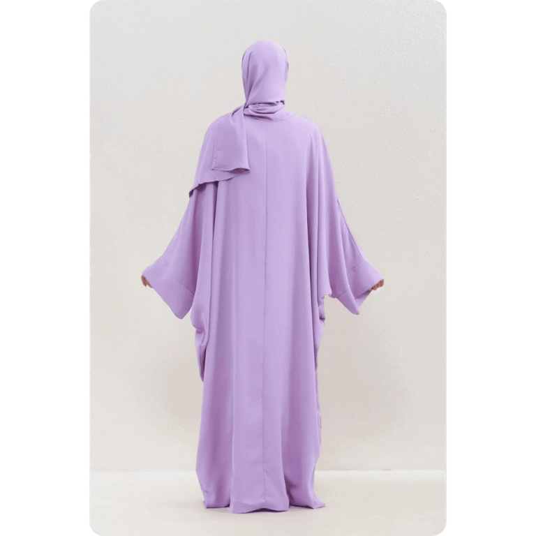 Abaya et khimar coloré (1)