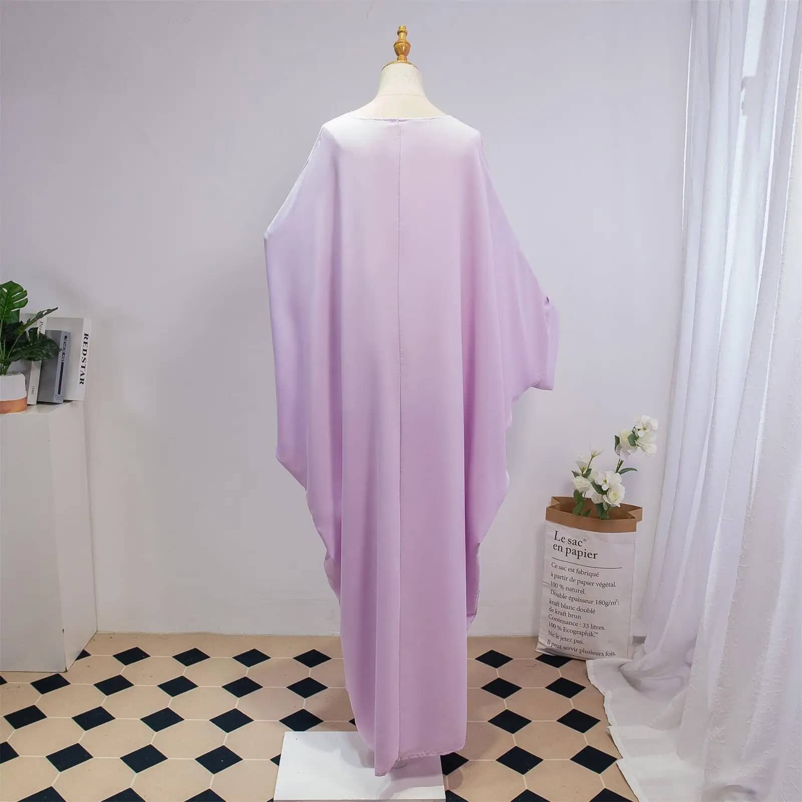 Abaya et khimar coloré (6)