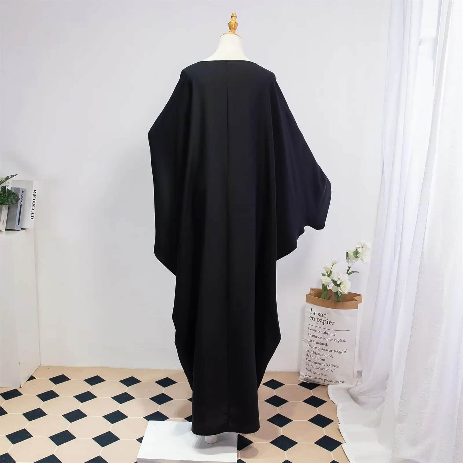 Abaya et khimar coloré (7)