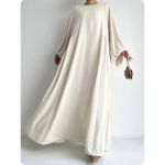 Abaya borboleta de mangas largas
