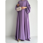 Abaya borboleta de mangas largas