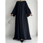 Abaya borboleta de mangas largas