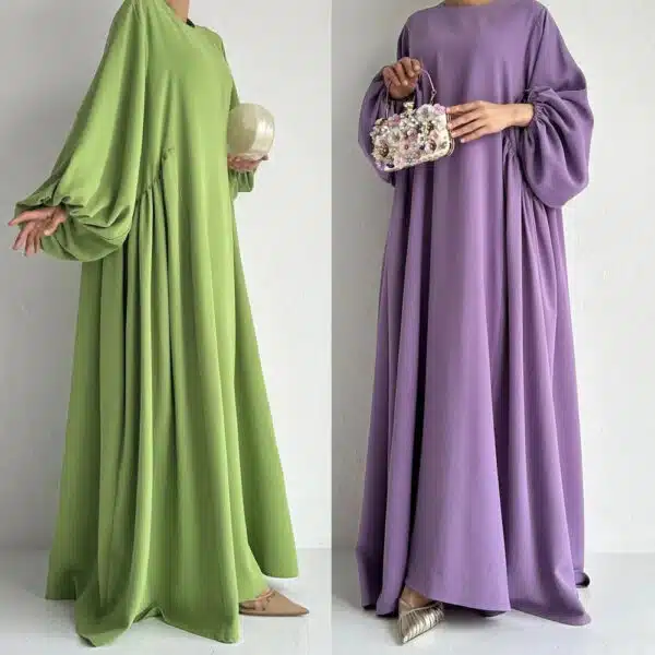 Abaya papillon à manches larges