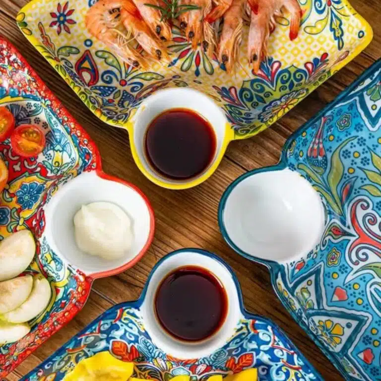 Assiette compartimentée en porcelaine