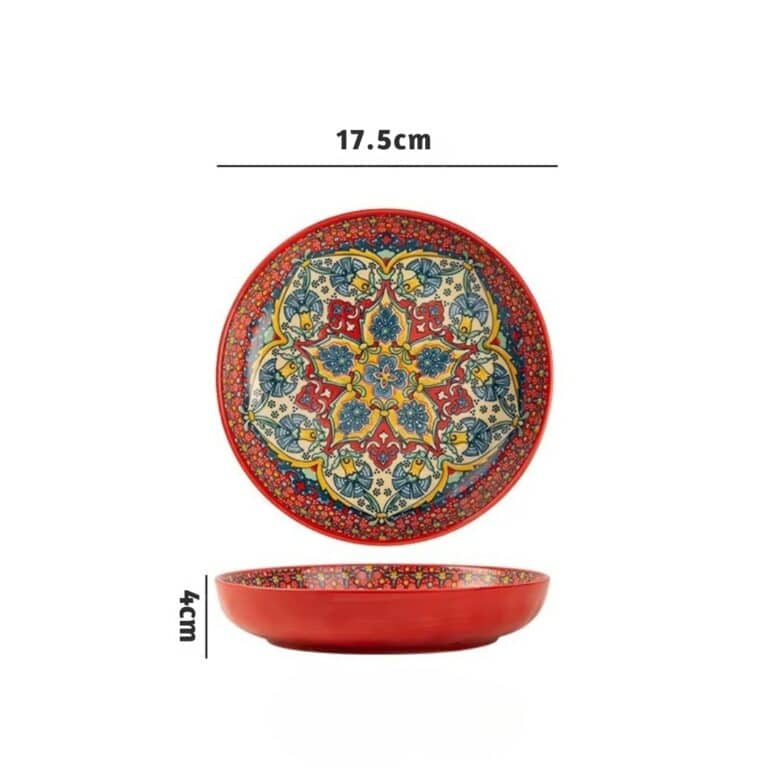 Assiette en Céramique Bohème 6