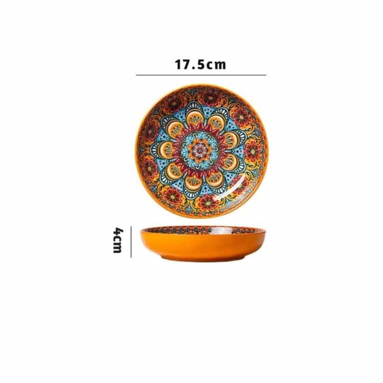Assiette en Céramique Bohème 8