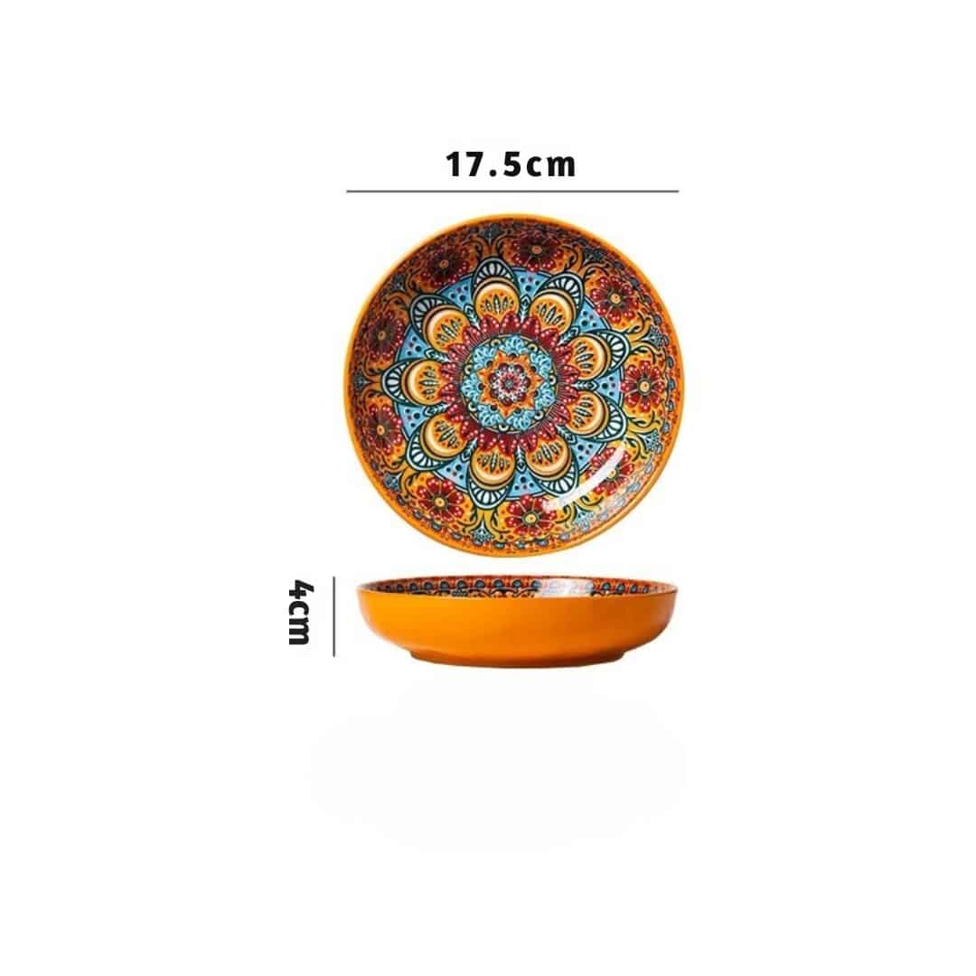 Assiette en Céramique Bohème 8