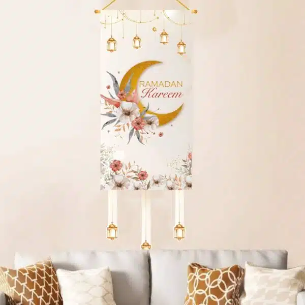 Bannière murale ou de porte décorative pour l’Aïd