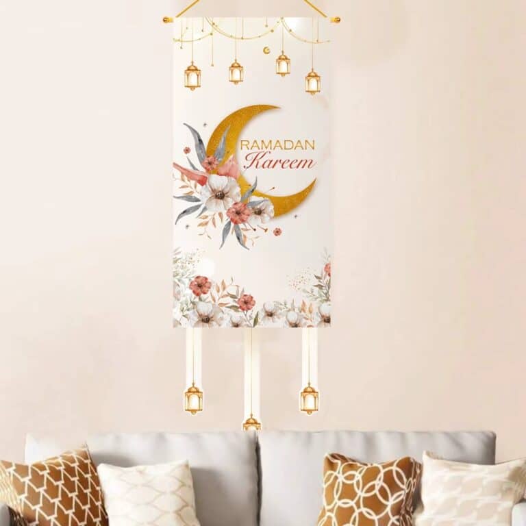 Bannière Murale ou de Porte Décorative pour L'aïd 1