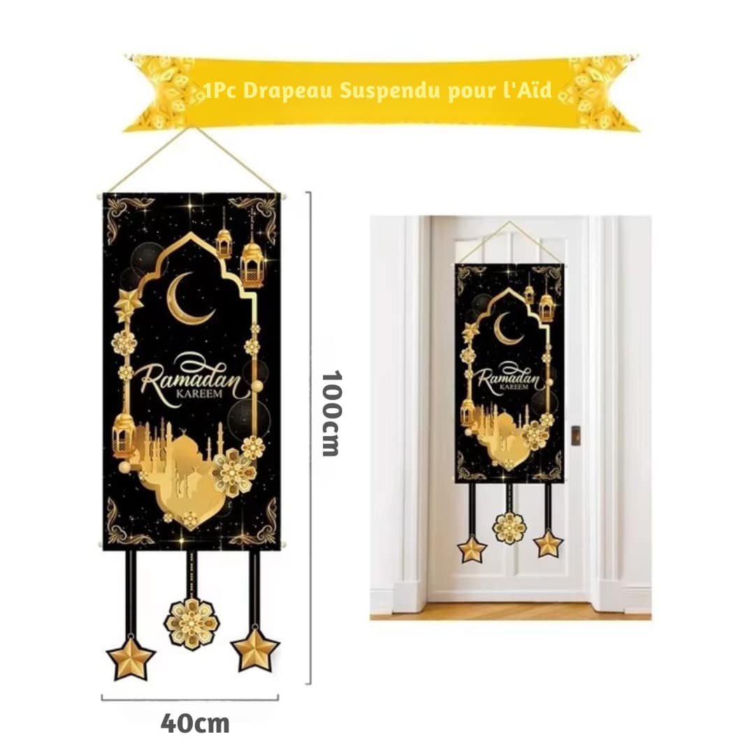 Bannière Murale ou de Porte Décorative pour L'aïd 4