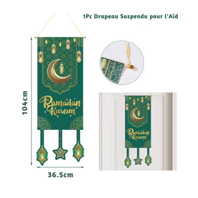 Bannière Murale ou de Porte Décorative pour L'aïd 6