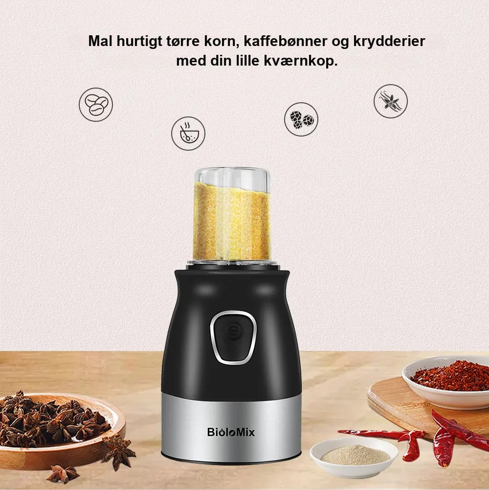 Biolomix 3-i-1 køkkenmaskine og blender