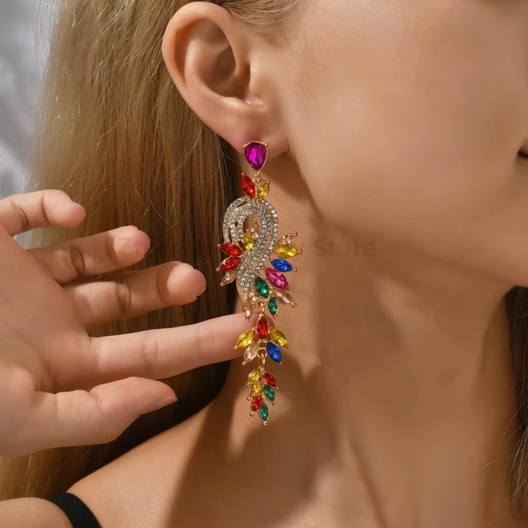 Boucle D'oreille Pendante Orientale 2