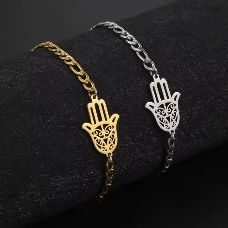 Bracelet main de Fatma en acier inoxydable