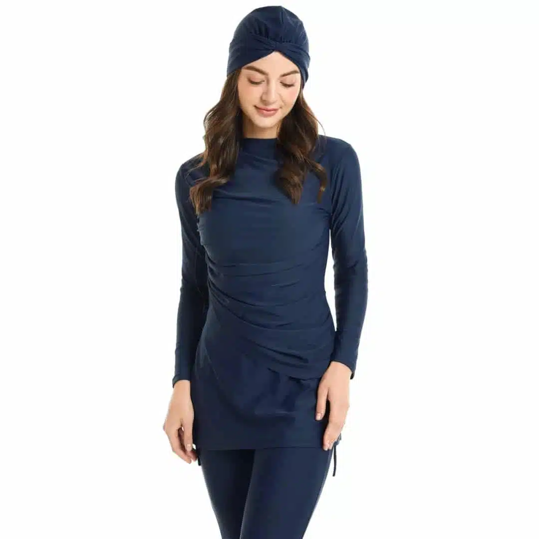 Burkini femme musulmane bleu foncé