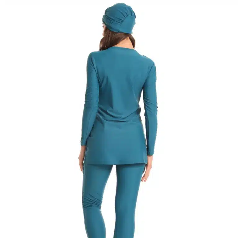 Maillot de bain islamique burkini turquoise