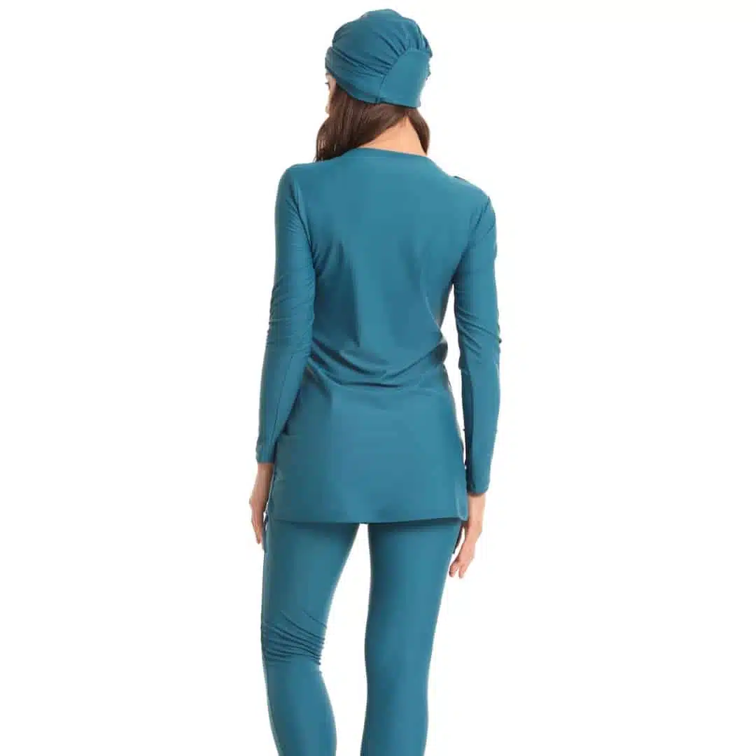 Maillot de bain islamique burkini turquoise