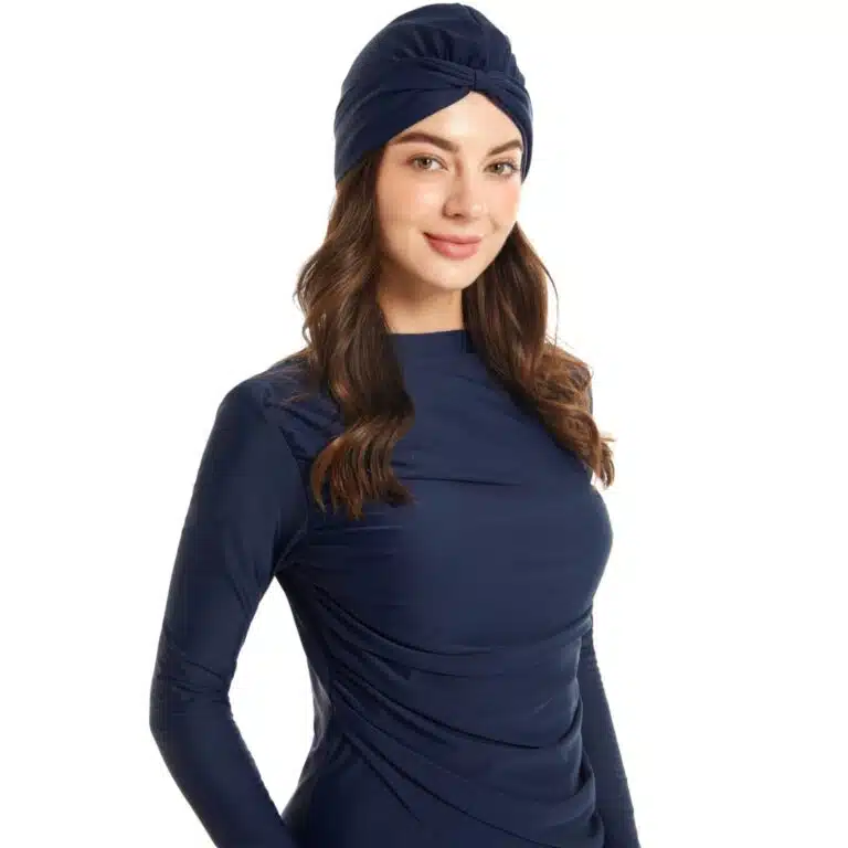 Burkini femme musulmane bleu foncé