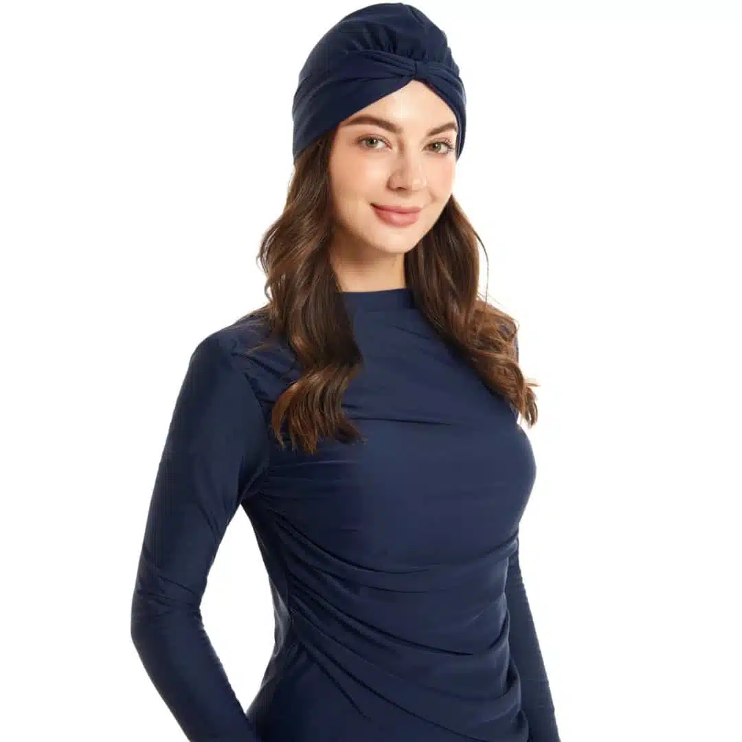 Burkini femme musulmane bleu foncé