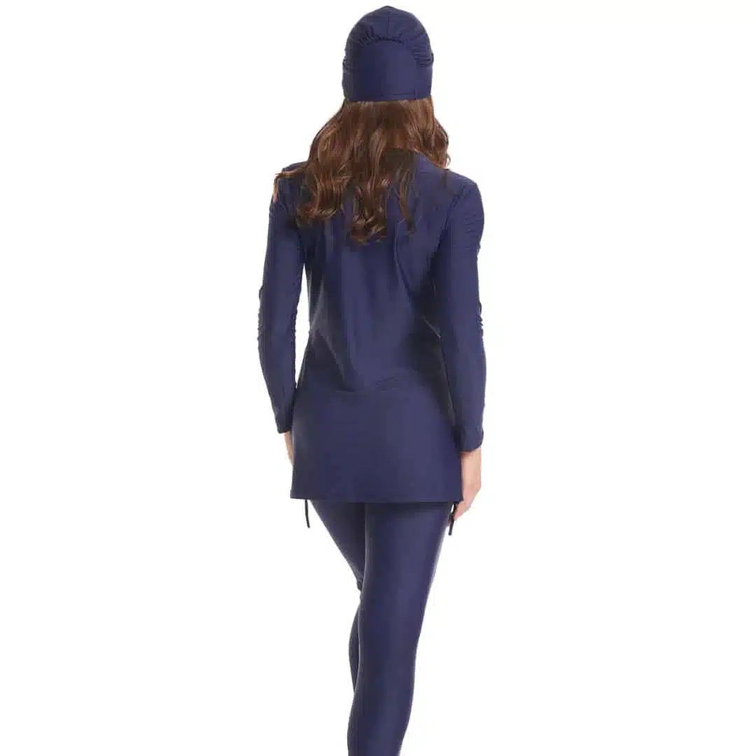 Burkini femme musulmane bleu foncé