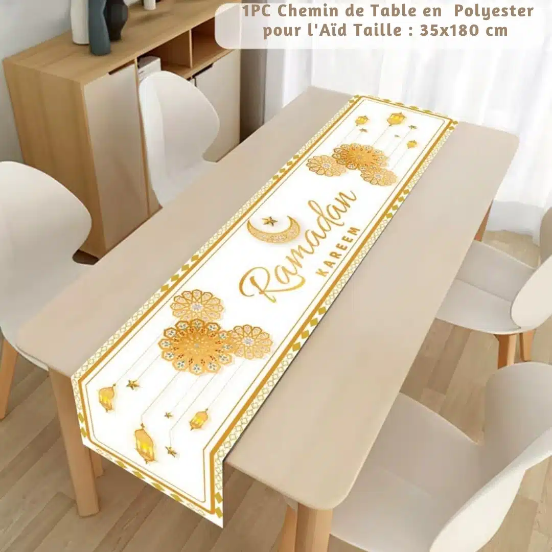 Chemin de table ramadan