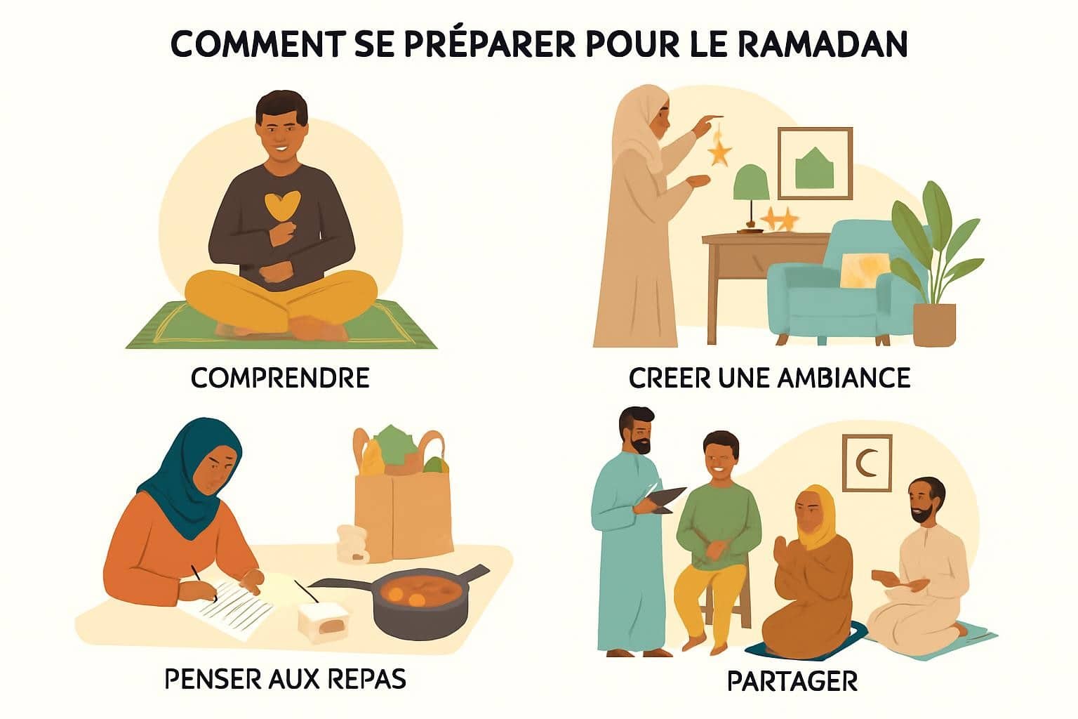 comment se préparer pour le ramadan