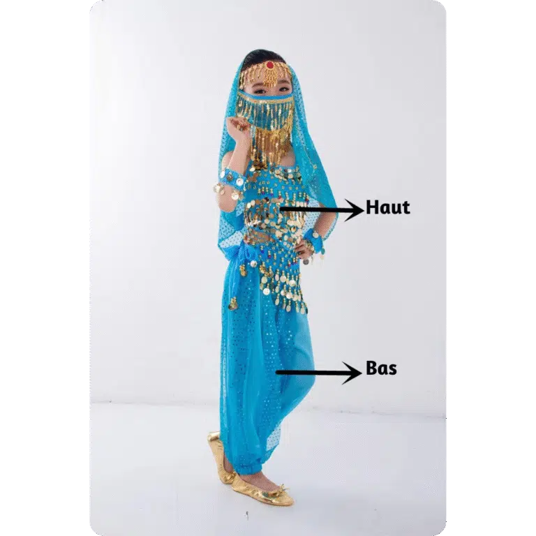 Costume danse orientale pour enfant