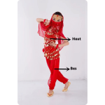 Fato de dança oriental para criança
