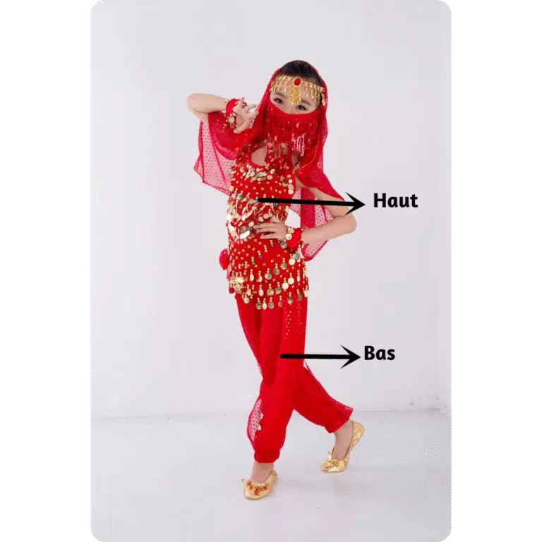 Costume danse orientale pour enfant