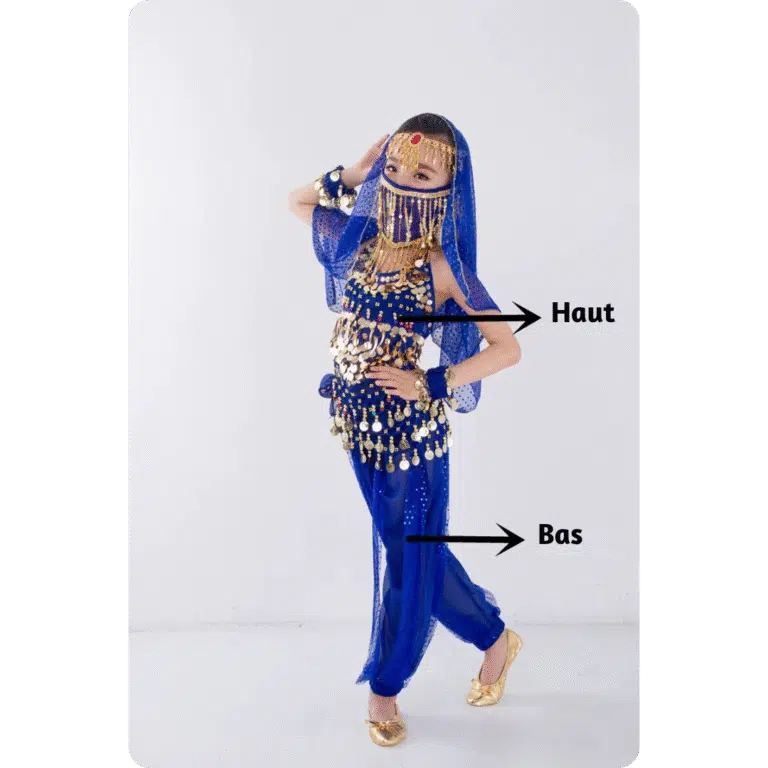 Costume danse orientale pour enfant