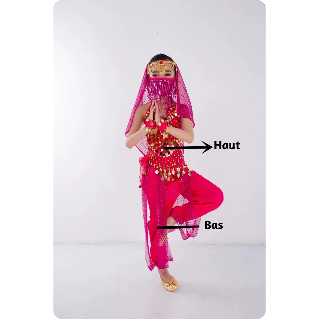 Costume danse orientale pour enfant