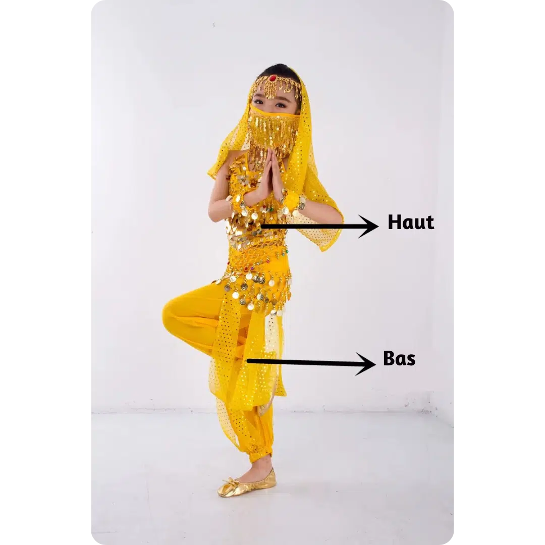 Costume danse orientale pour enfant
