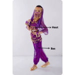 Fato de dança oriental para criança