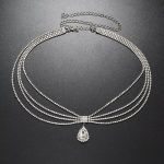 Diademe de front pierres scintillantes - Argent