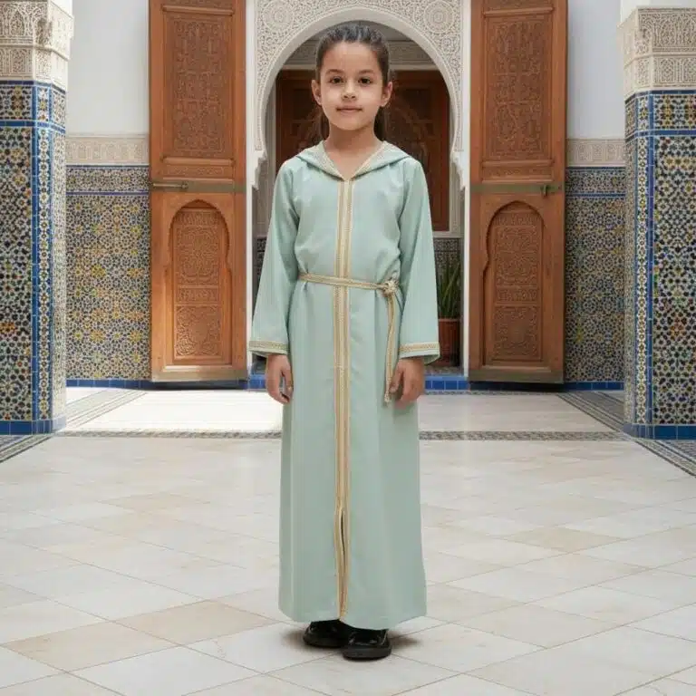 Djellaba enfant fille