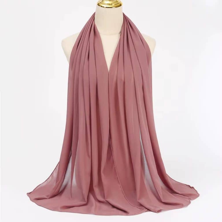 Écharpe Hijab pour femmes Rose (11)